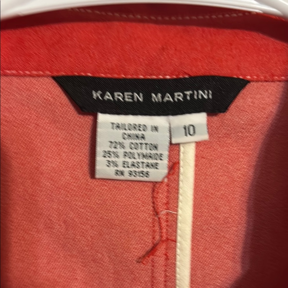 Red Denim Jacket - Picture 2 of 5